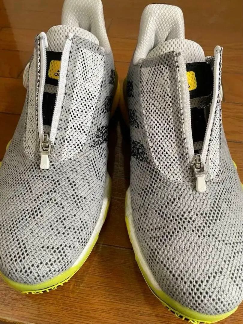 新品　adidas ゴルフシューズ 　 コードカオスBOA グレー×イエロー