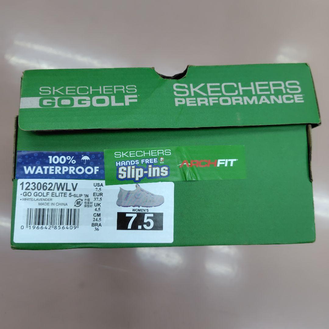 SKECHERS GO GOLF 防水ゴルフシューズ ホワイト