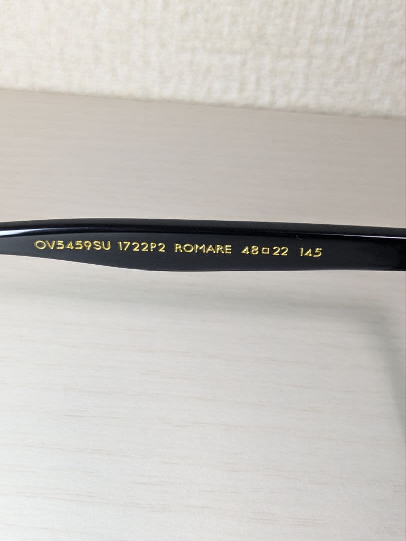 新品未使用品 オリバーピープルズ ROMARE サングラス 日本製 ブラック