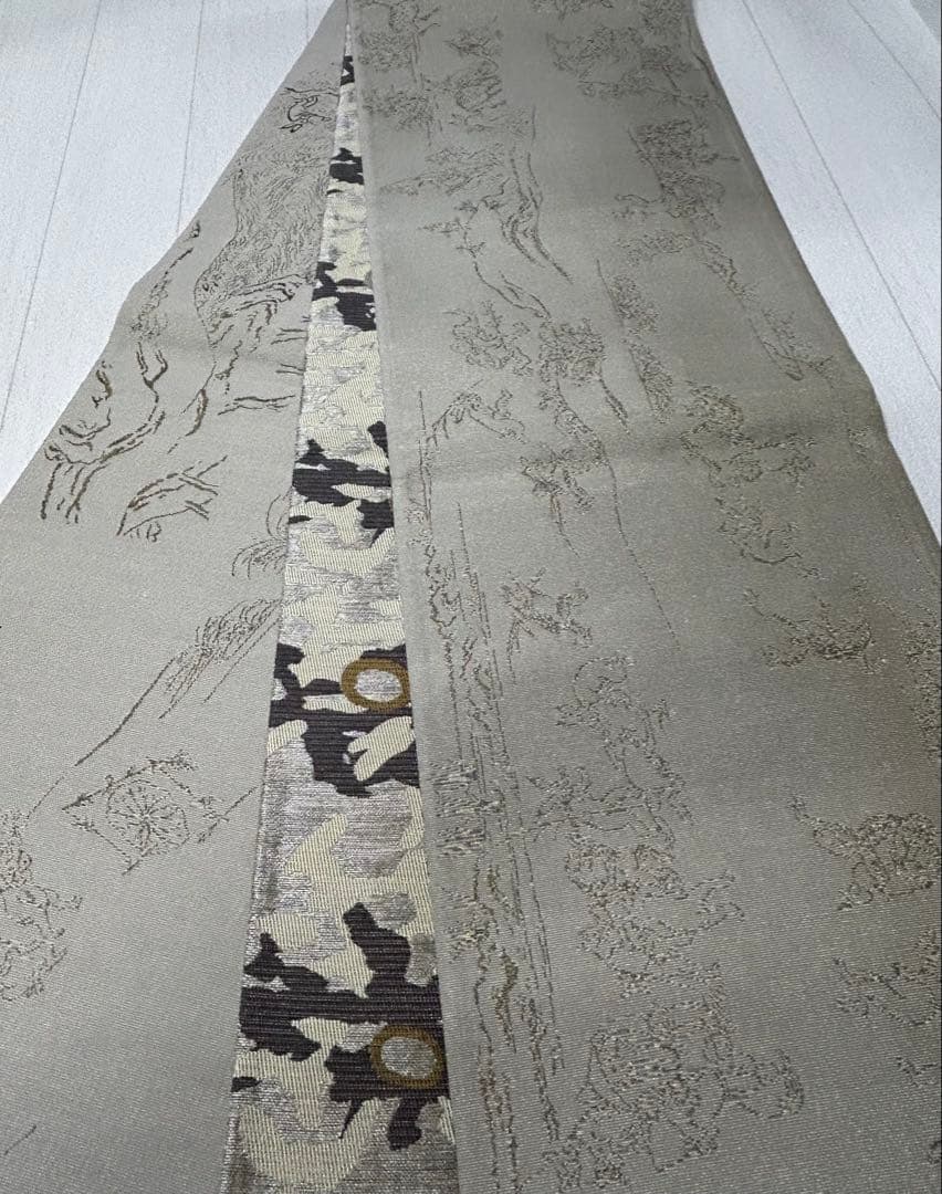 sakura様御専用。HX-84 袋帯　両面　宝尽くし　鳥獣戯画　金銀糸 六通