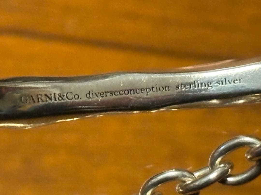 Masa　ガルニ ブレスレット シルバー クロッケリー garni