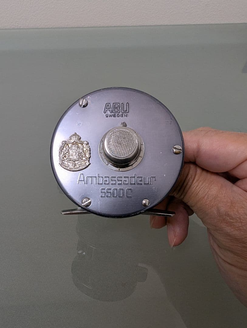 美品 アブ アンバサダー 5500c ブルーグレー 740602 74年製