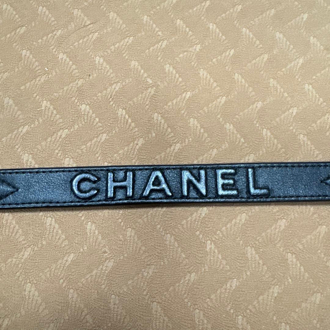 CHANEL ブラック キルティングベルト