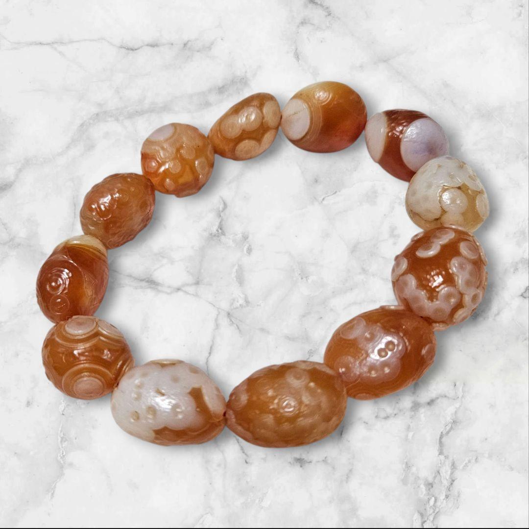 ❈haru様 ご依頼品 ゴビ瑪瑙 ブレスレット