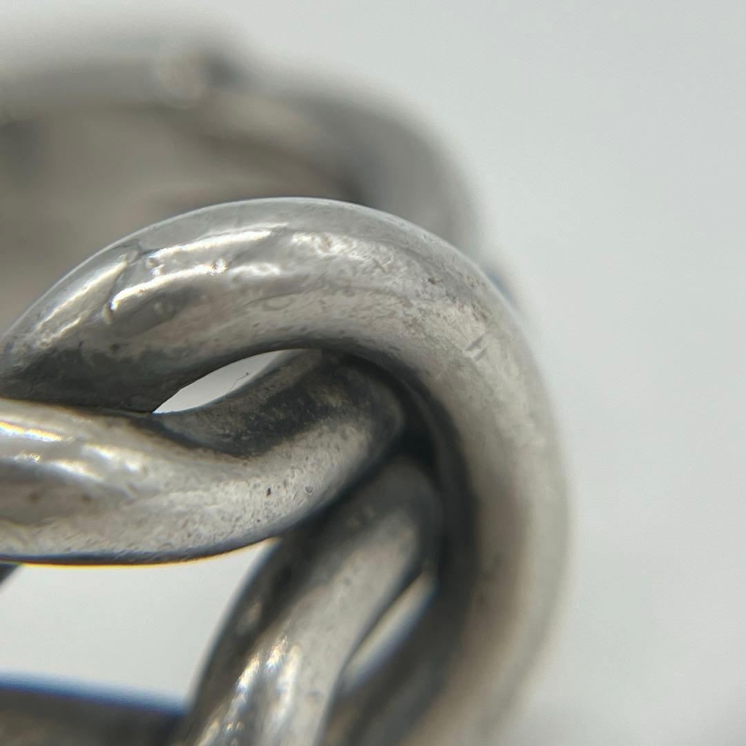 ぶたっこ様専用 グッチ GUCCI ノット リング 表記サイズ19 SV925