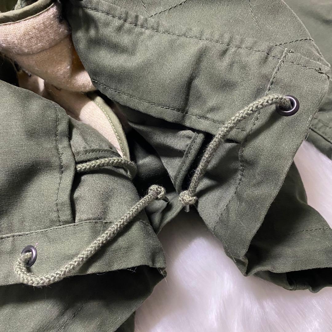 a11 モンキータイム　y2k ライナー付ショートモッズコート　カーキ　L