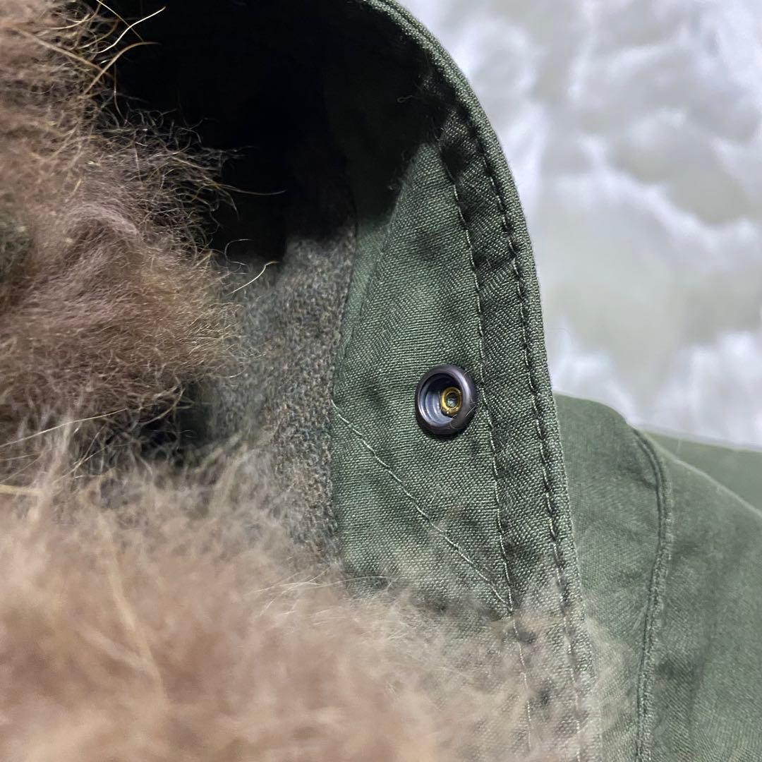 a11 モンキータイム　y2k ライナー付ショートモッズコート　カーキ　L