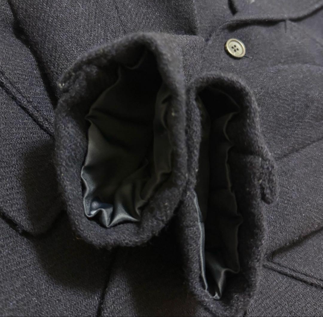 BEAMSLIGHTS ✖︎ハリスツイード　ネイビー　チェスターコート