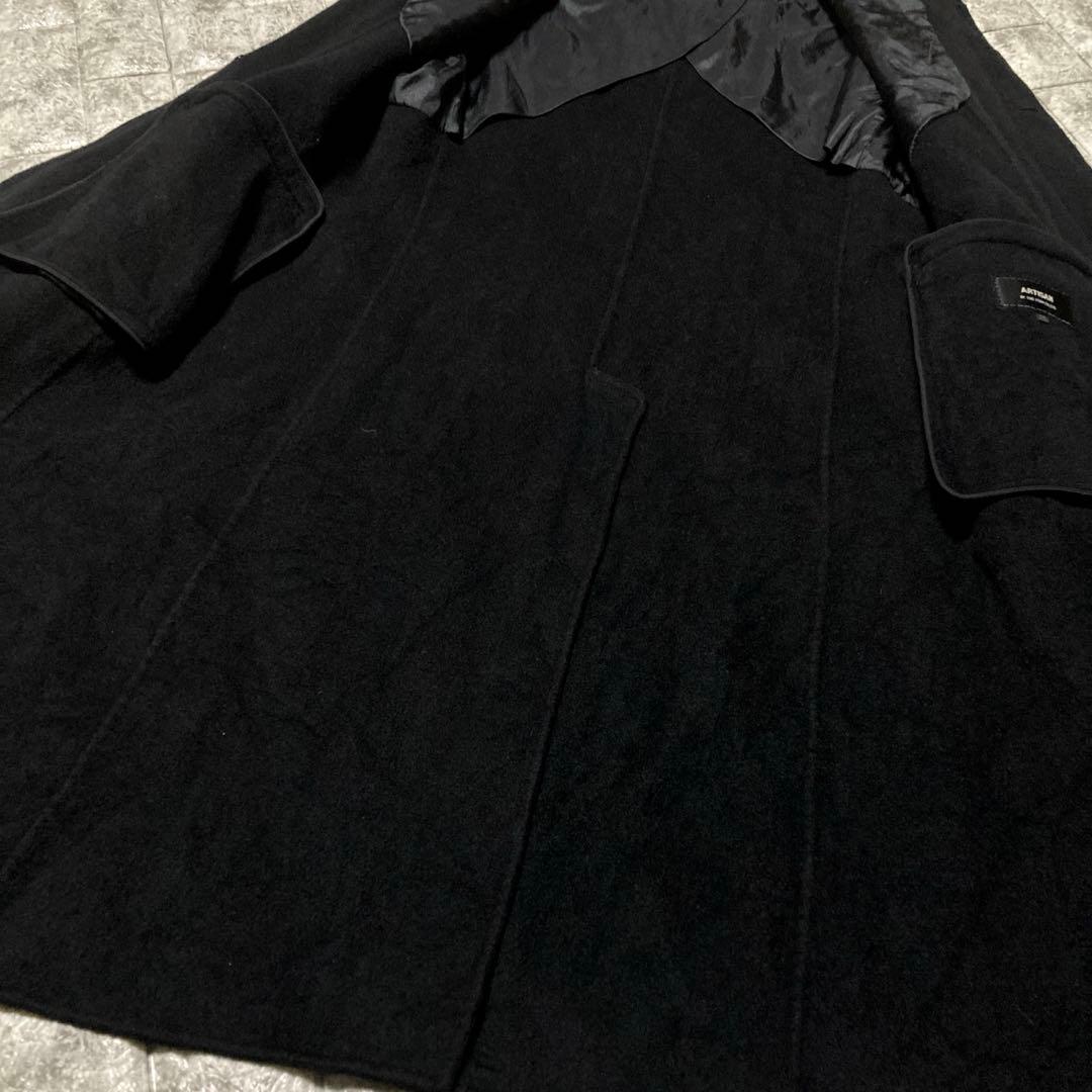 高級　ARTISAN ステンカラーコート　カシミヤ100 ビーバーウール