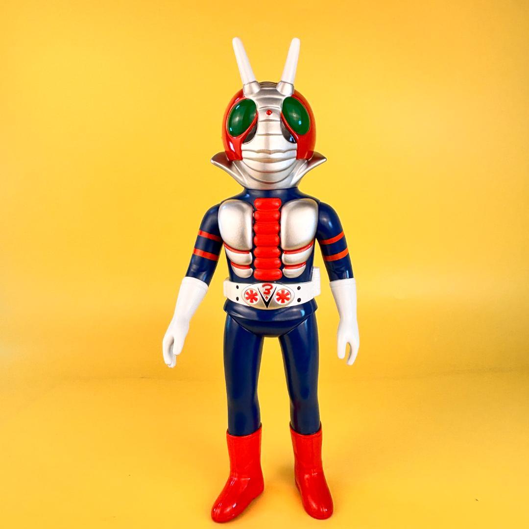 仮面ライダーV3 面取れ 当時物風 珍色 マルサン・ブルマァク・・/やま