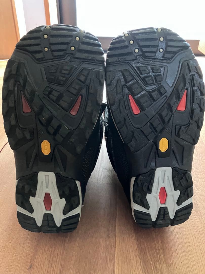 スノーボードブーツ(男性用) 黒/赤/緑　SLX