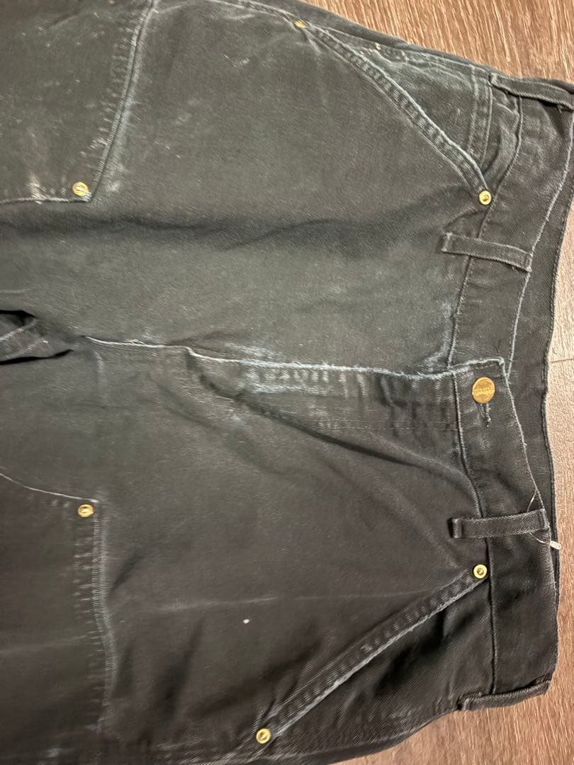 カーハート　ダブルニー　ブラック　スタッズ