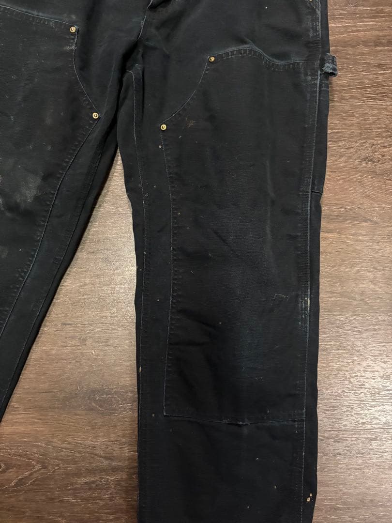 カーハート　ダブルニー　ブラック　スタッズ