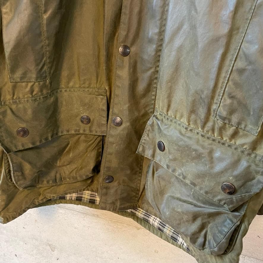 80年代 レア Barbour ビューフォート バブアー スペイ ビデイル
