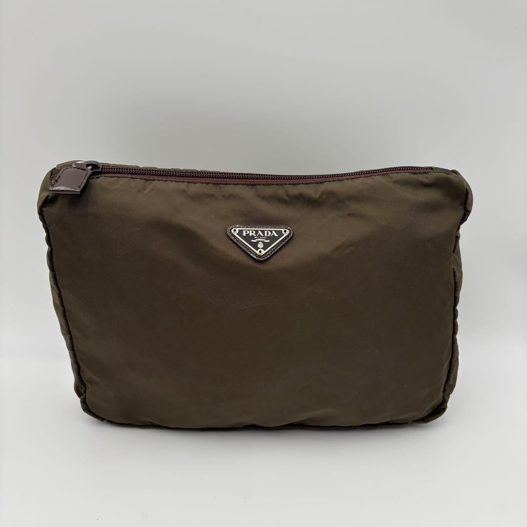 PRADA B69095 プラダ メイク ポーチ コスメバッグ 1997年 中古 プラダ