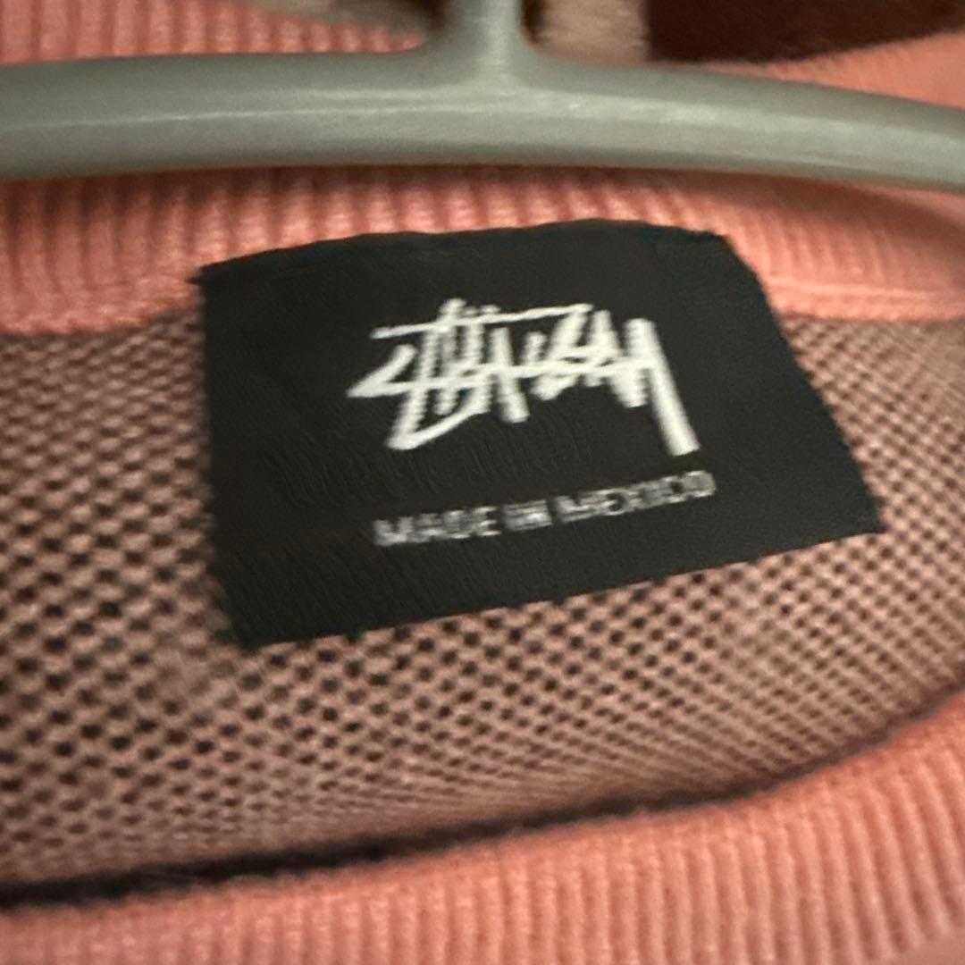 Stüssy ピンク ブラック セーター