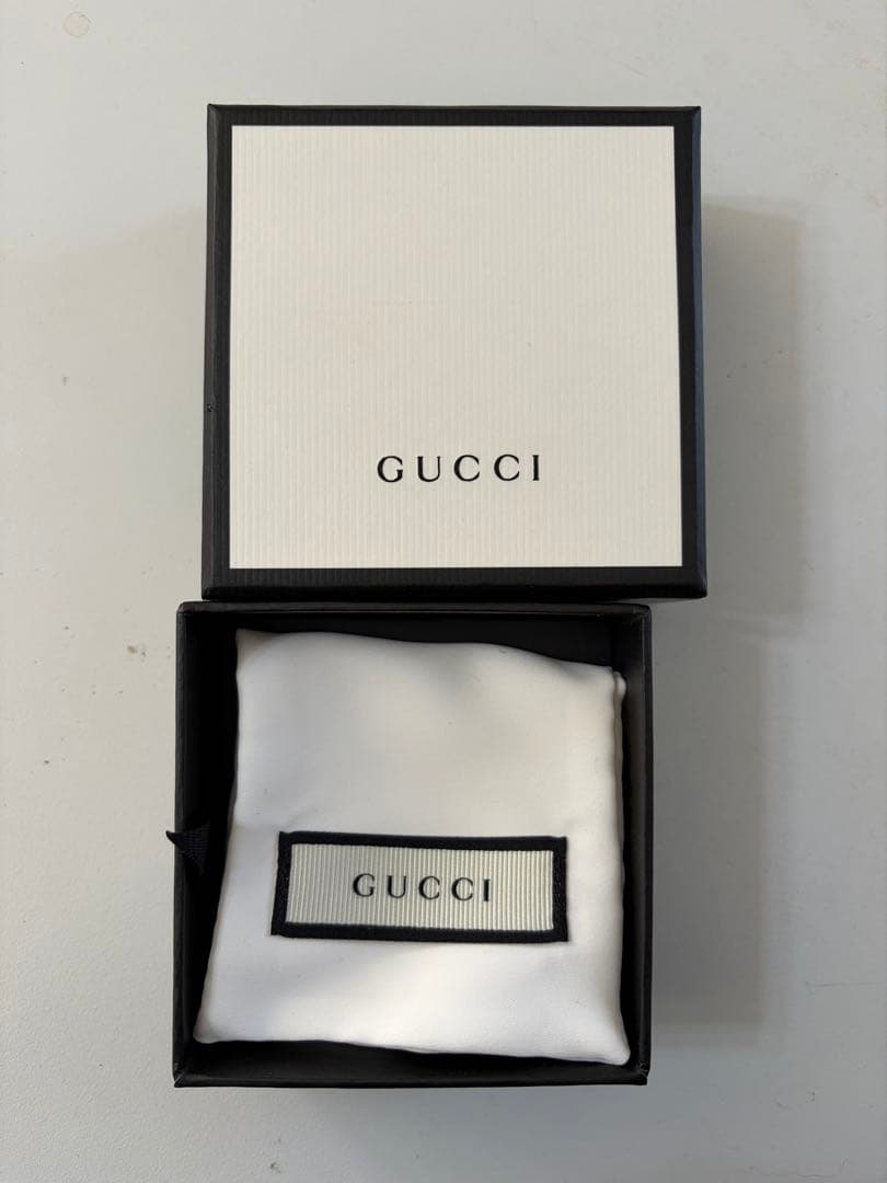 GUCCI シルバーボールチェーンブレスレット