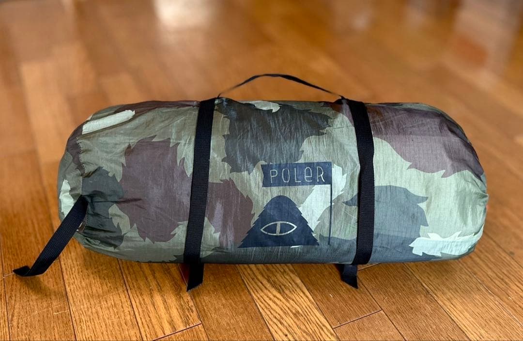希少 POLeR テント TWO MAN TENT 専用グランドシート付き
