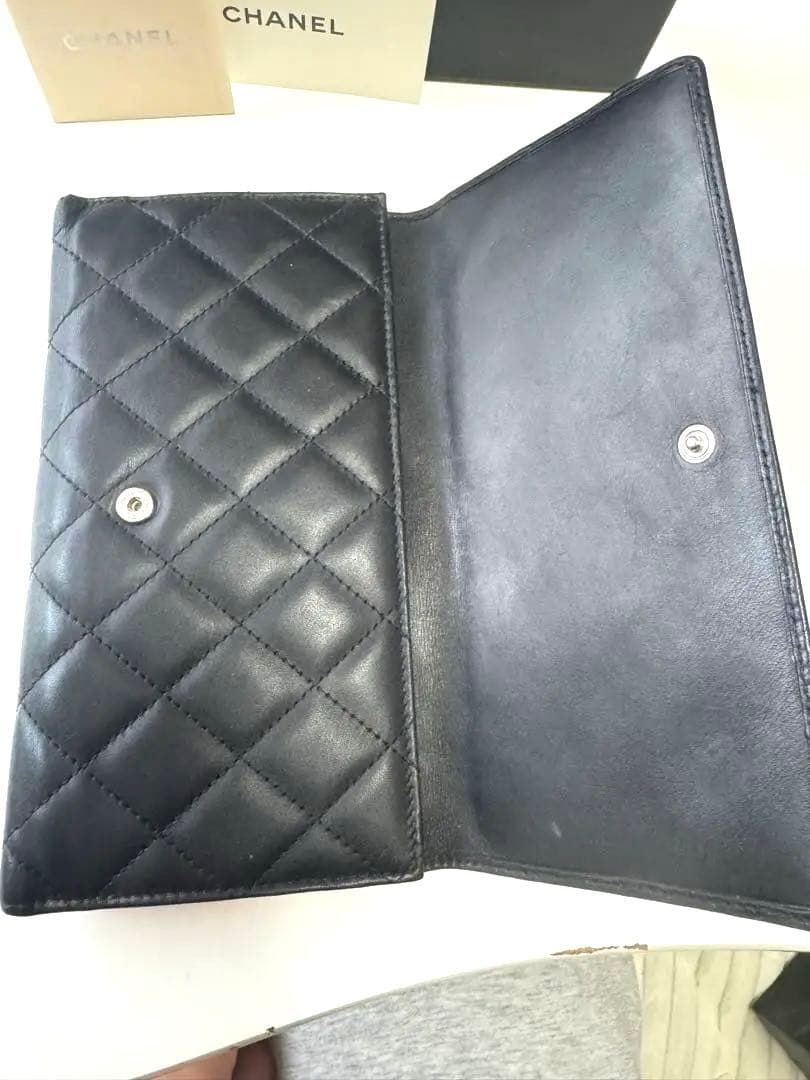 CHANEL カンボンライン長財布