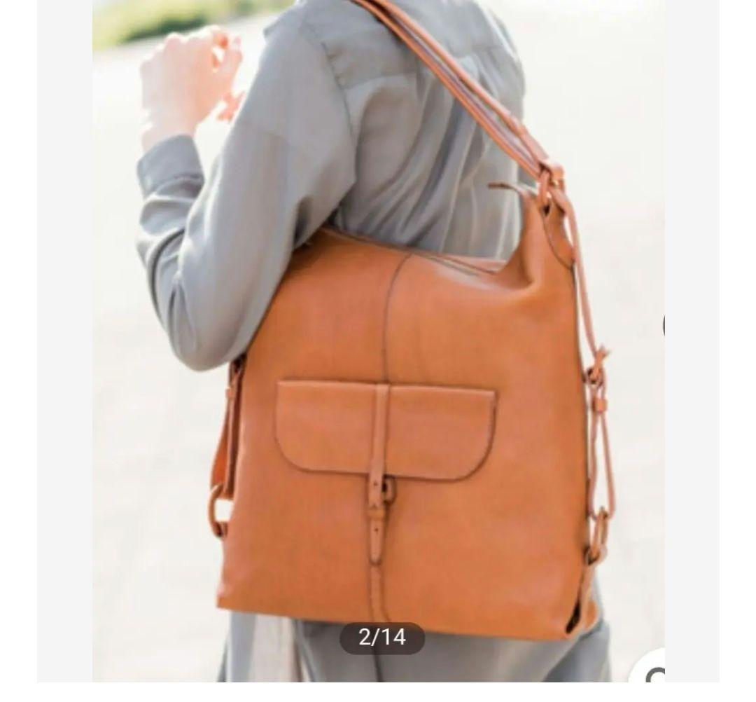 genten リュック ショルダーバッグ 3way 牛革 ミネルヴァ