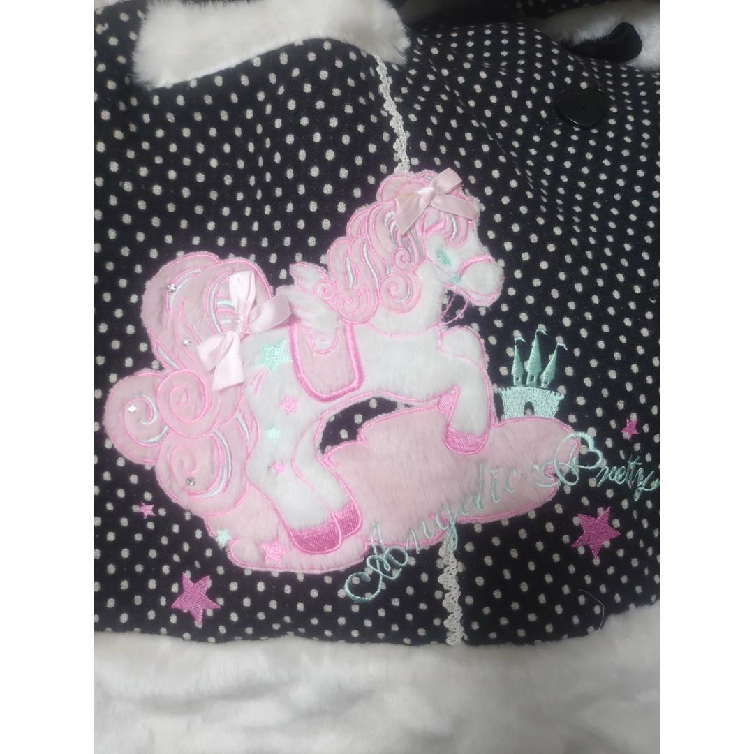 Angelic Pretty エンジェルポニーコート(水玉) クロ