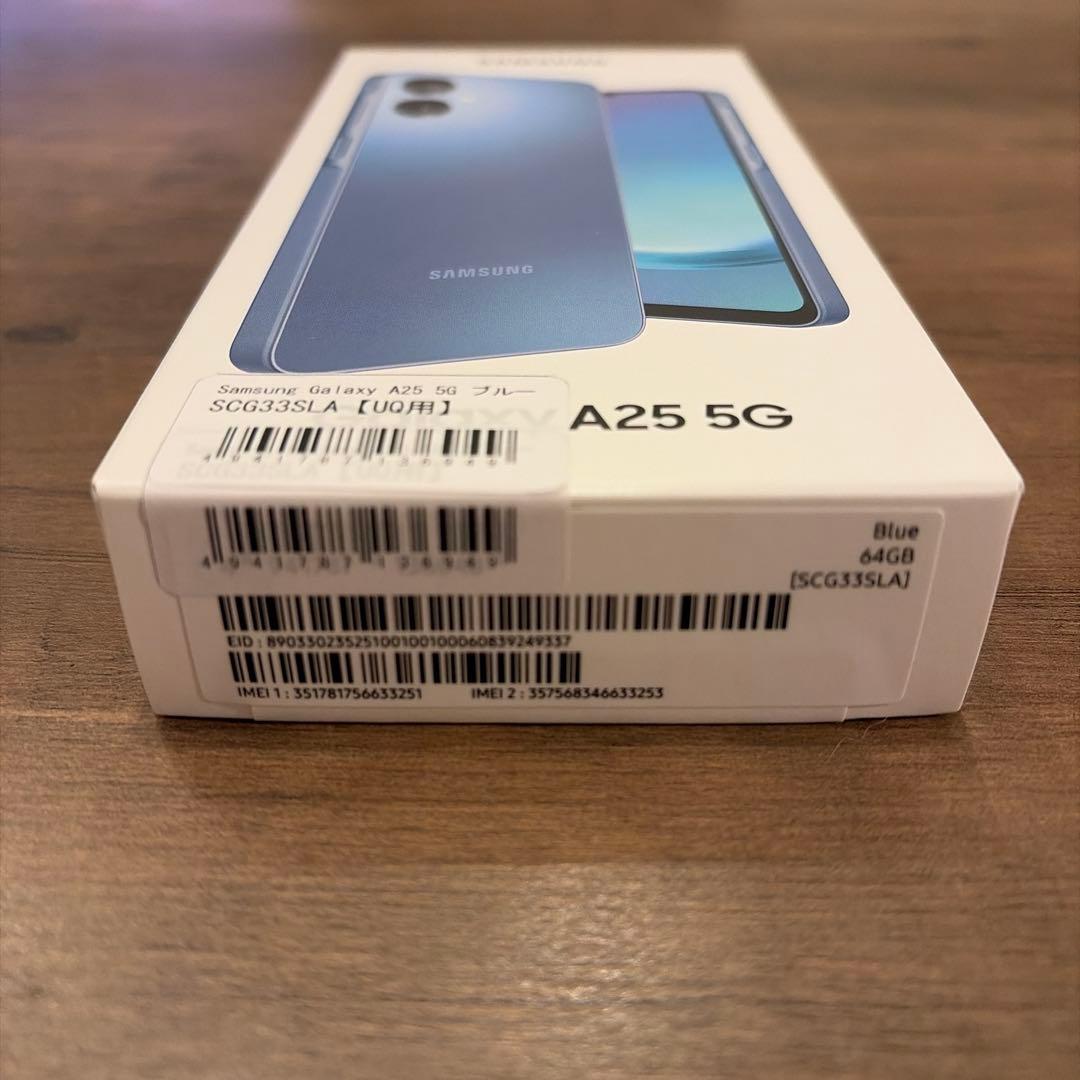 Samsung Galaxy A25 5G ブルー 64GB