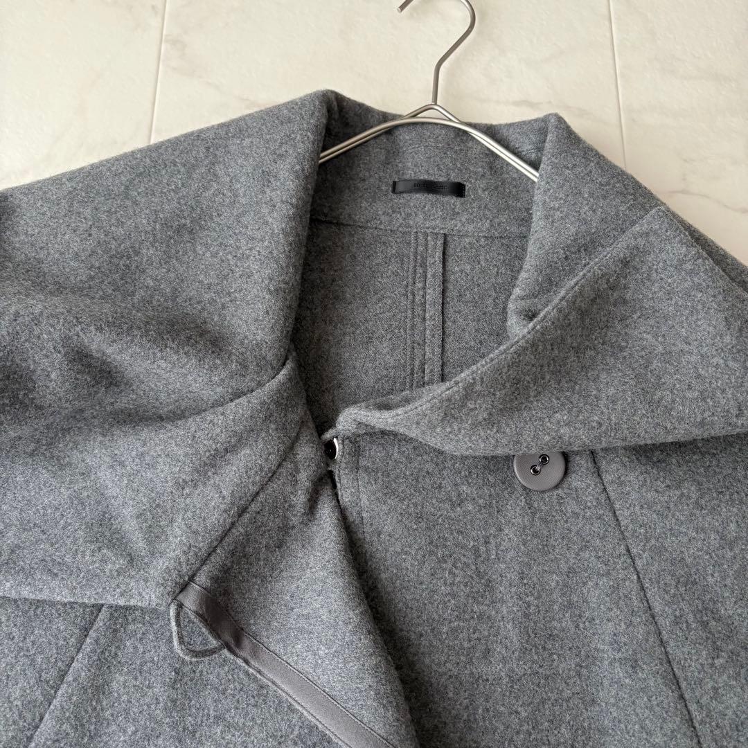 美品✨《TO BE CHIC》 ウールリバー ケープコート レッキスファー