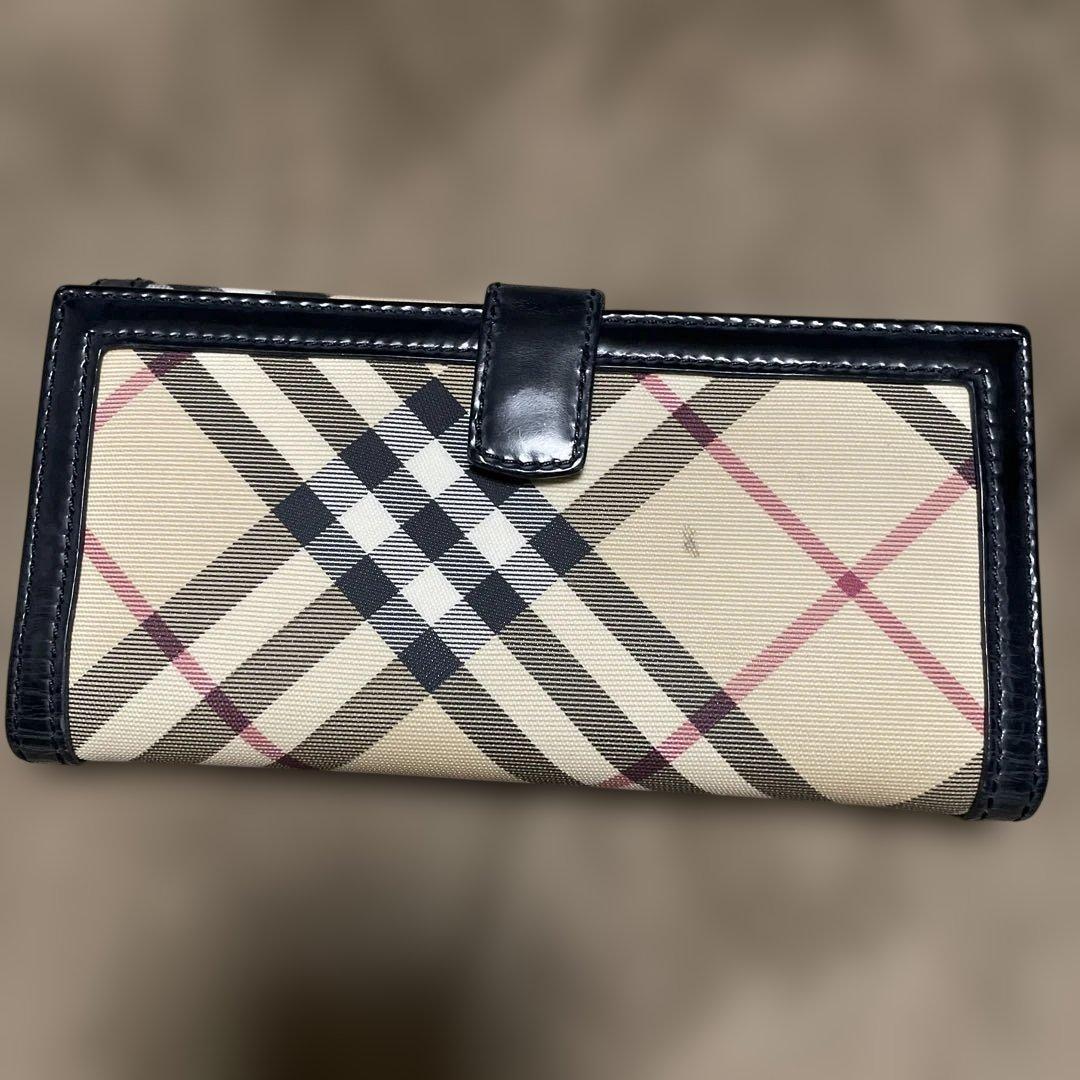 Burberry チェック柄 長財布
