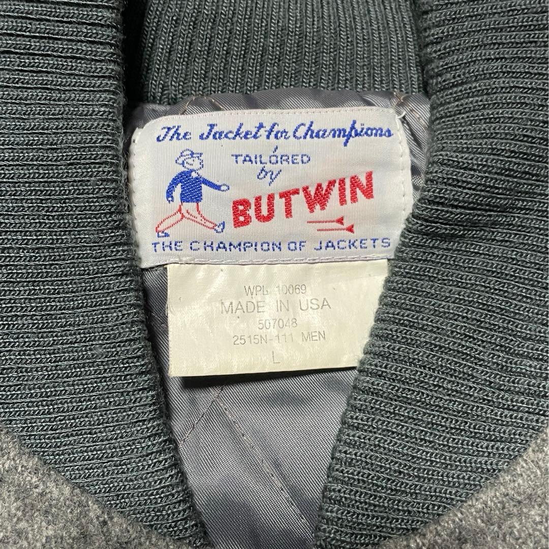 送料込　ビンテージ古着　アメリカ製 BUTWINニューヨークヤンキーススタジャン