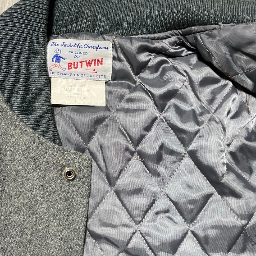 送料込　ビンテージ古着　アメリカ製 BUTWINニューヨークヤンキーススタジャン
