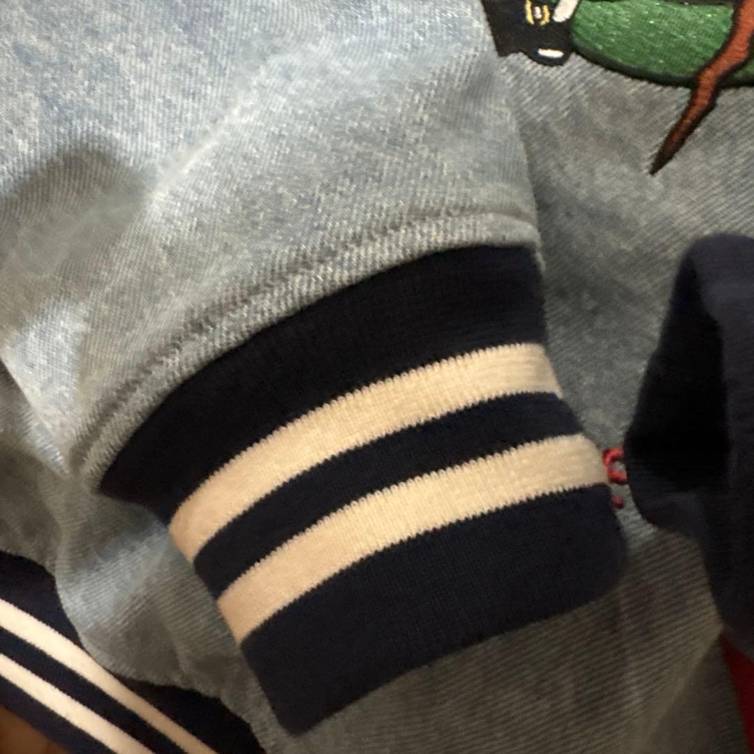 Supreme NBA刺繍スタジャン デニム　Mサイズ