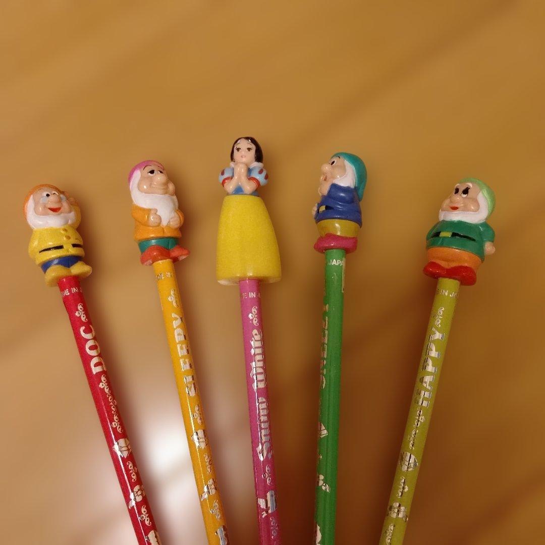 ディズニー レア 白雪姫と七人のこびと 鉛筆 5本セット お値下げしま