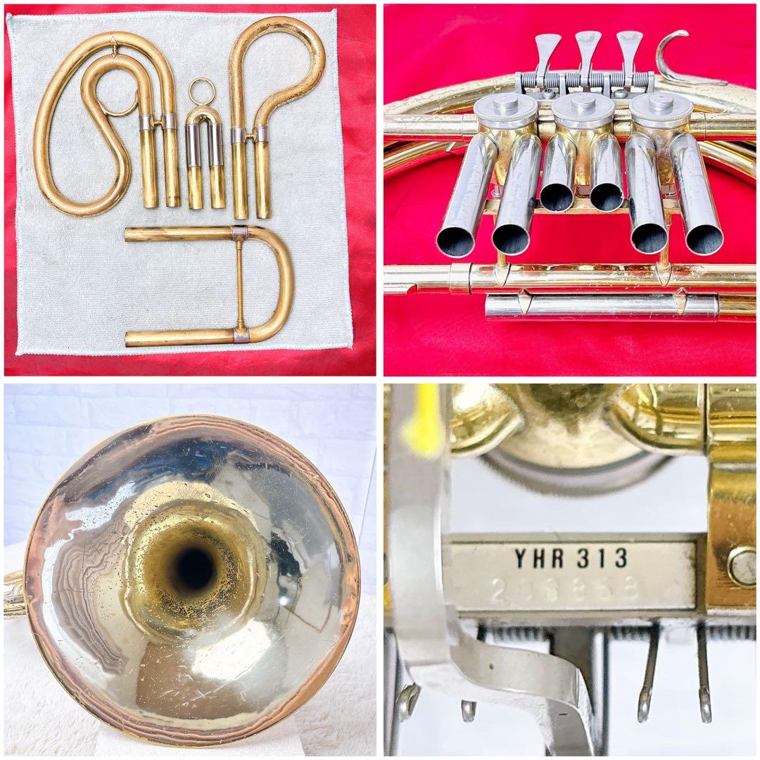 YAMAHA ヤマハ YHR-313 フレンチホルン マウスピース付き