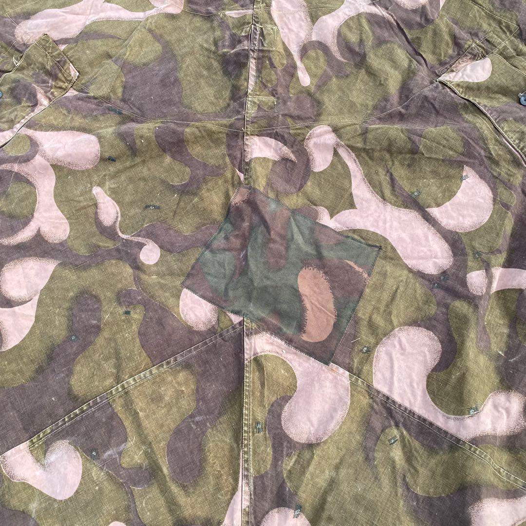 【超レア】ハンガリー軍幕　初期型　扇型　１枚①　迷彩　ハリケーンカモ　ミリタリー