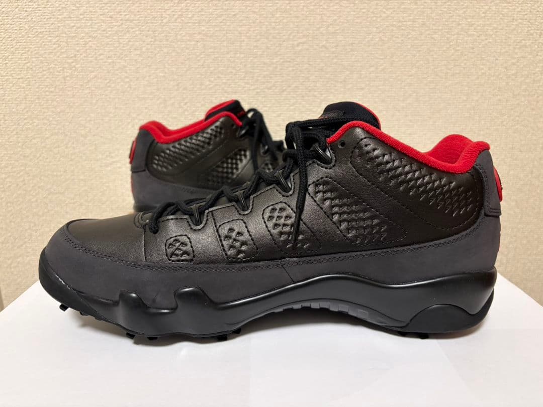 【新品】AJ 9 G BLACK/DARK CHARCOAL-TRUE RED