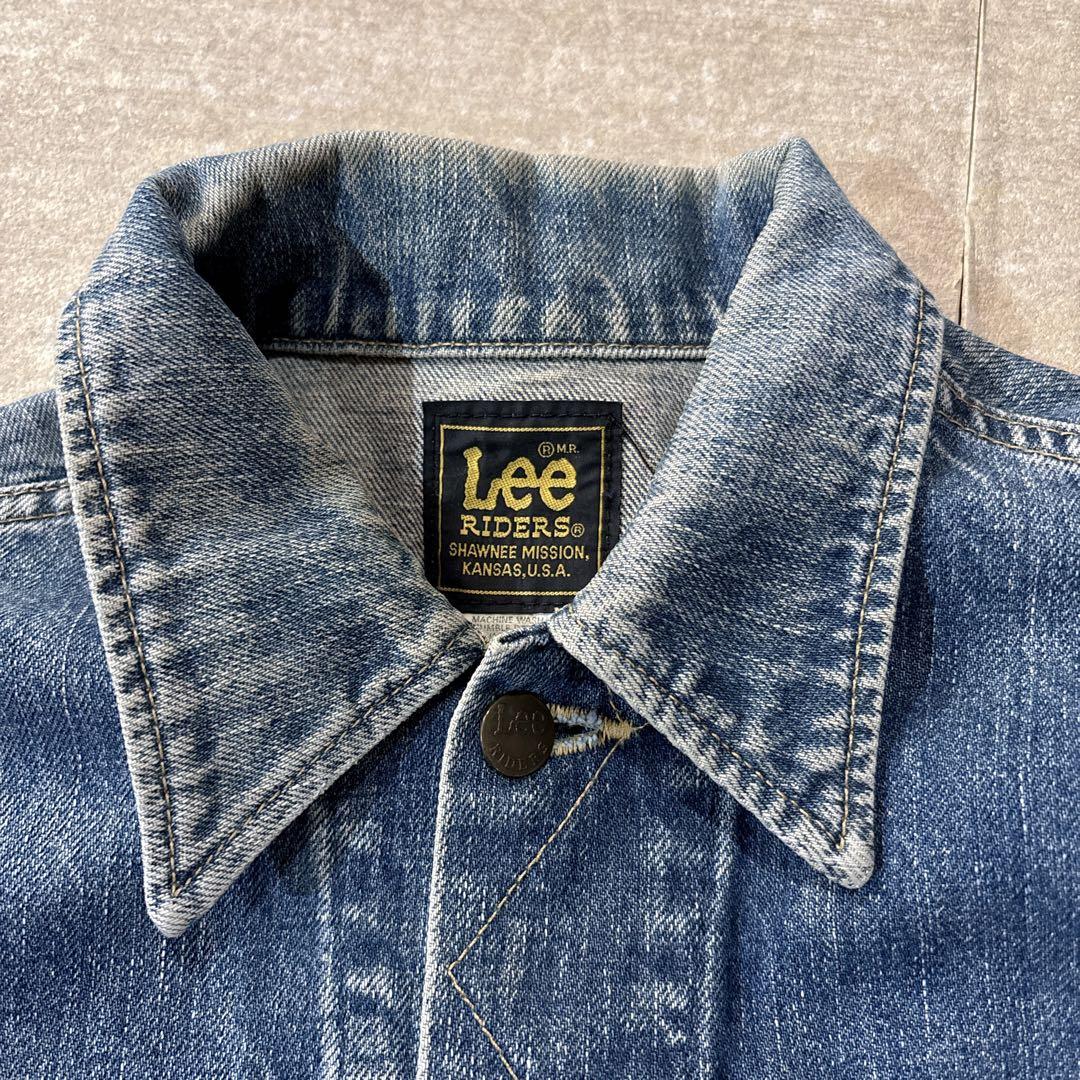 雰囲気抜群 y2k 90s Lee Riders デニムジャケット Gジャン