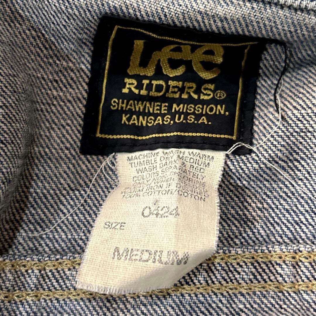 雰囲気抜群 y2k 90s Lee Riders デニムジャケット Gジャン