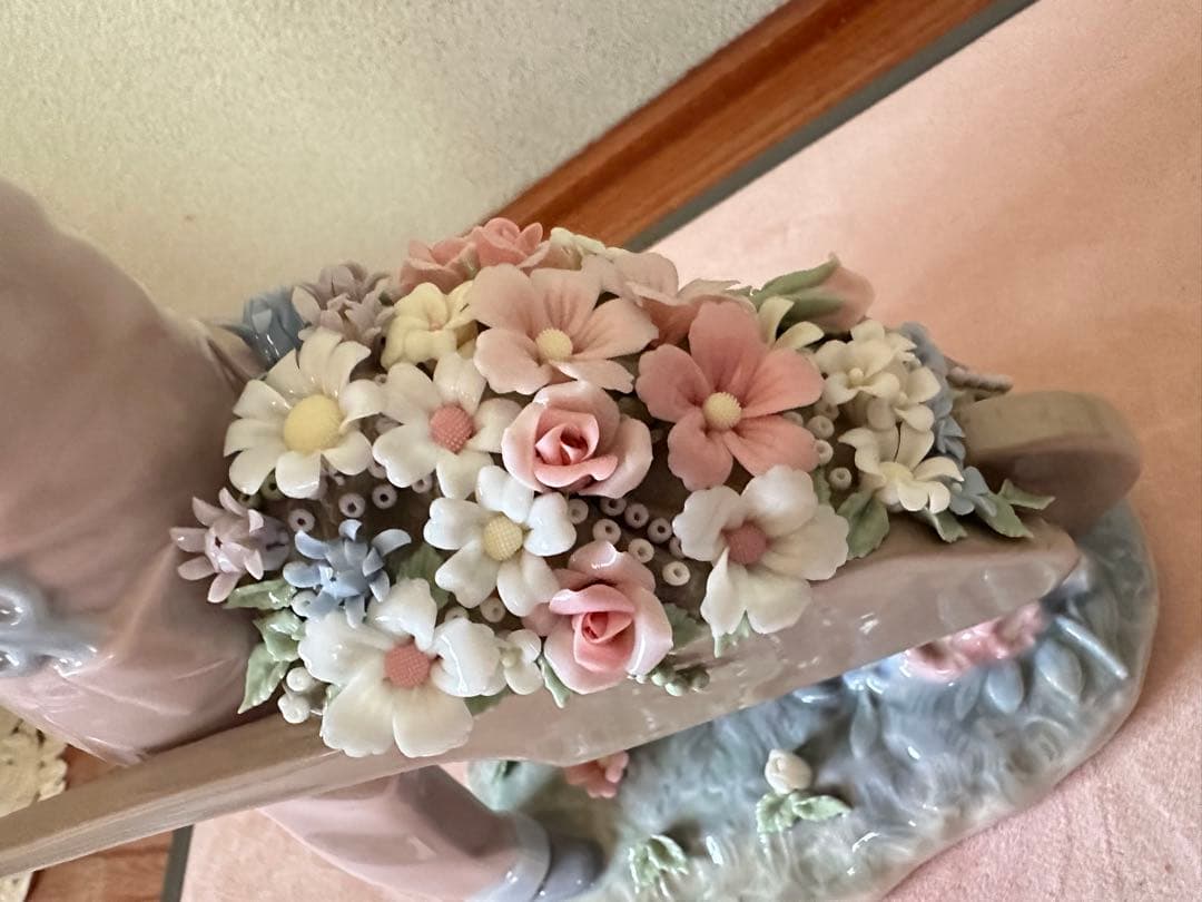 LLADRO リヤドロ 【花車を押す少年 】美品 絶版