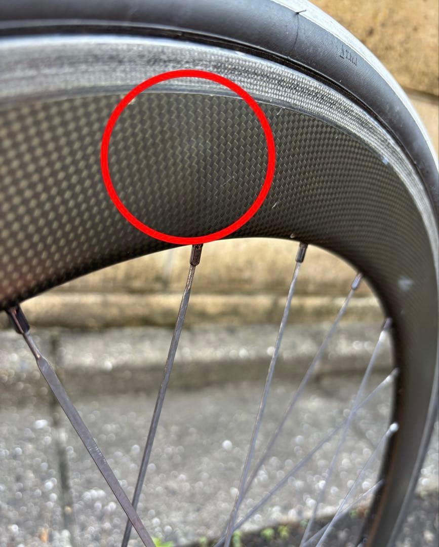 カーボンリムホイールセット　NOVATECハブ　ピスト用