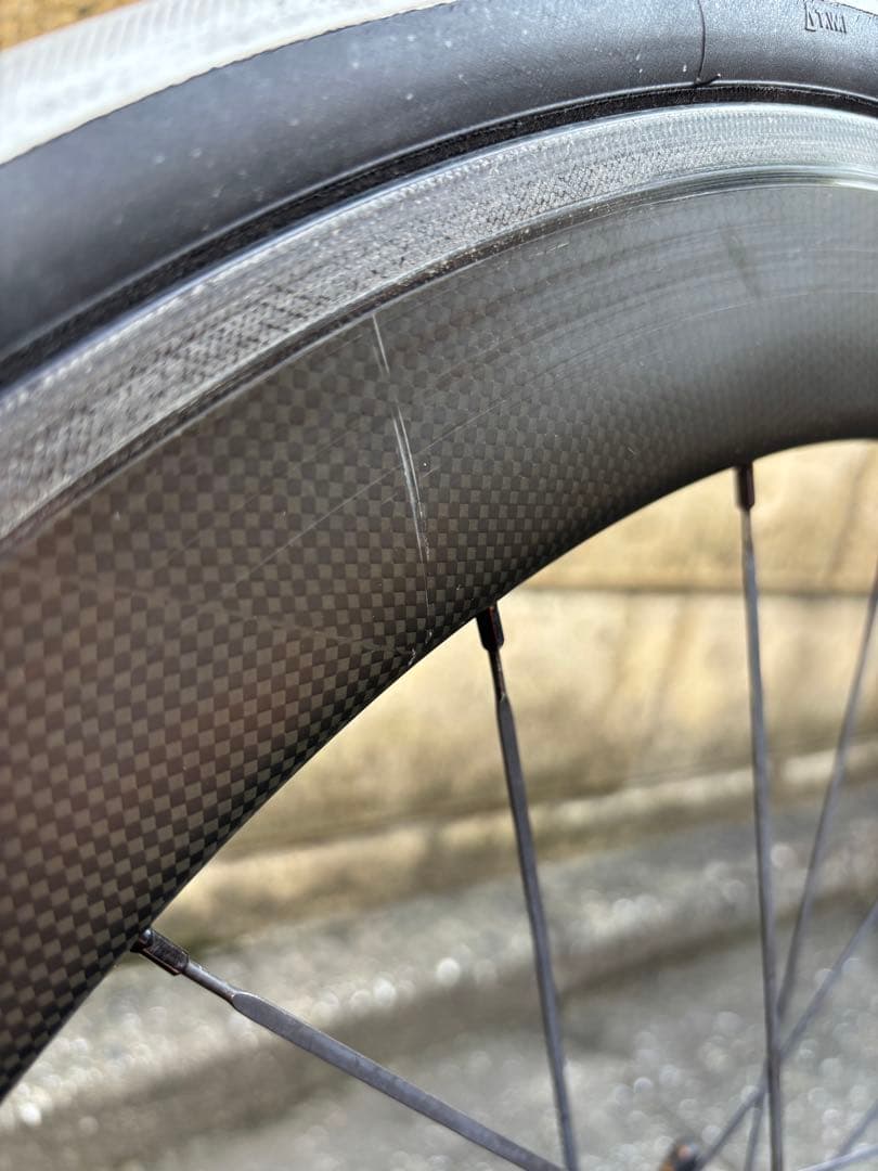 カーボンリムホイールセット　NOVATECハブ　ピスト用
