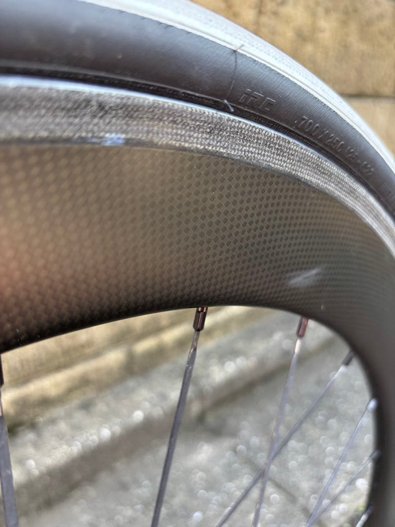 カーボンリムホイールセット　NOVATECハブ　ピスト用