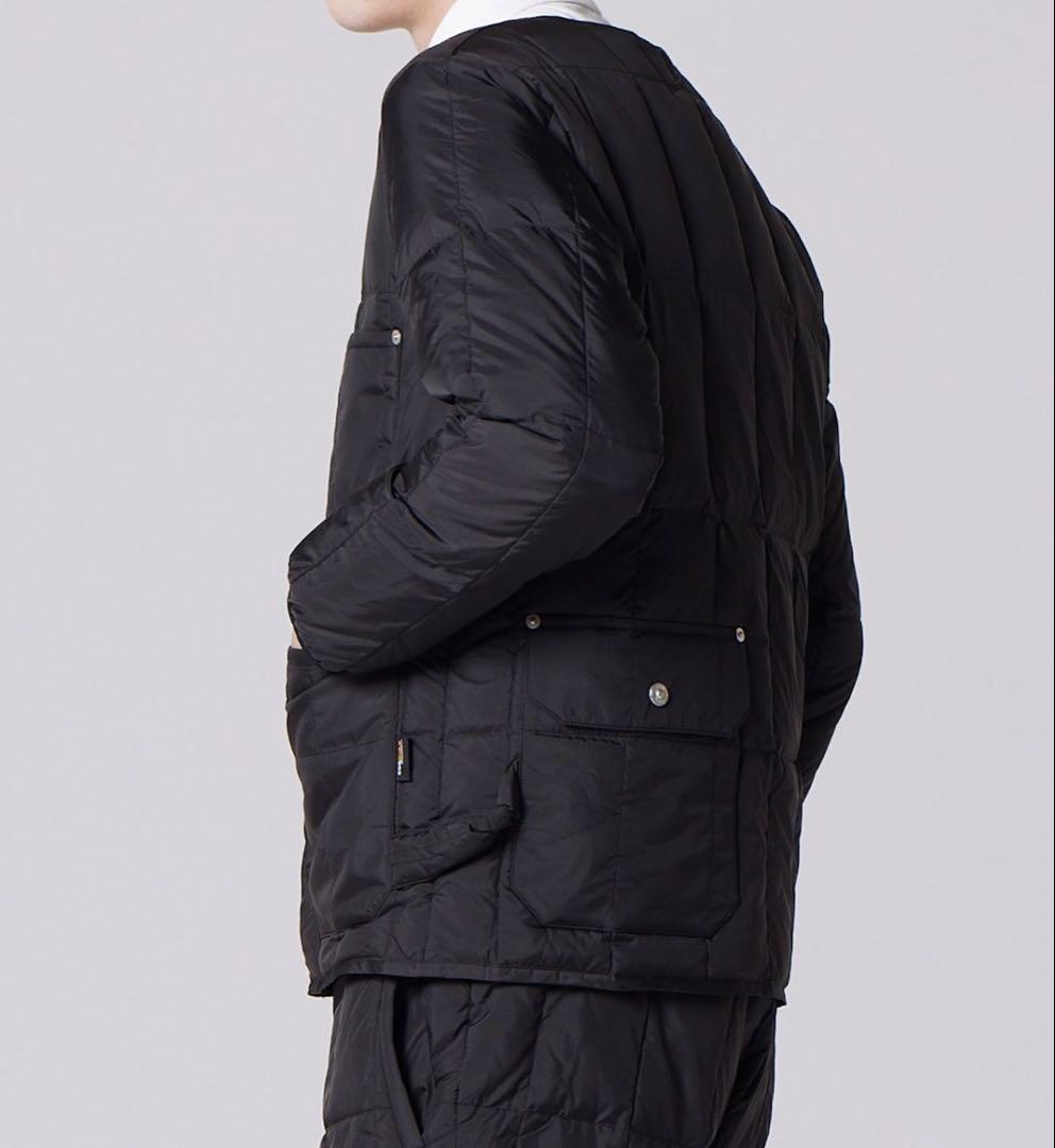 未使用 TAION タイオン ワーク クルーネック ダウンジャケット M