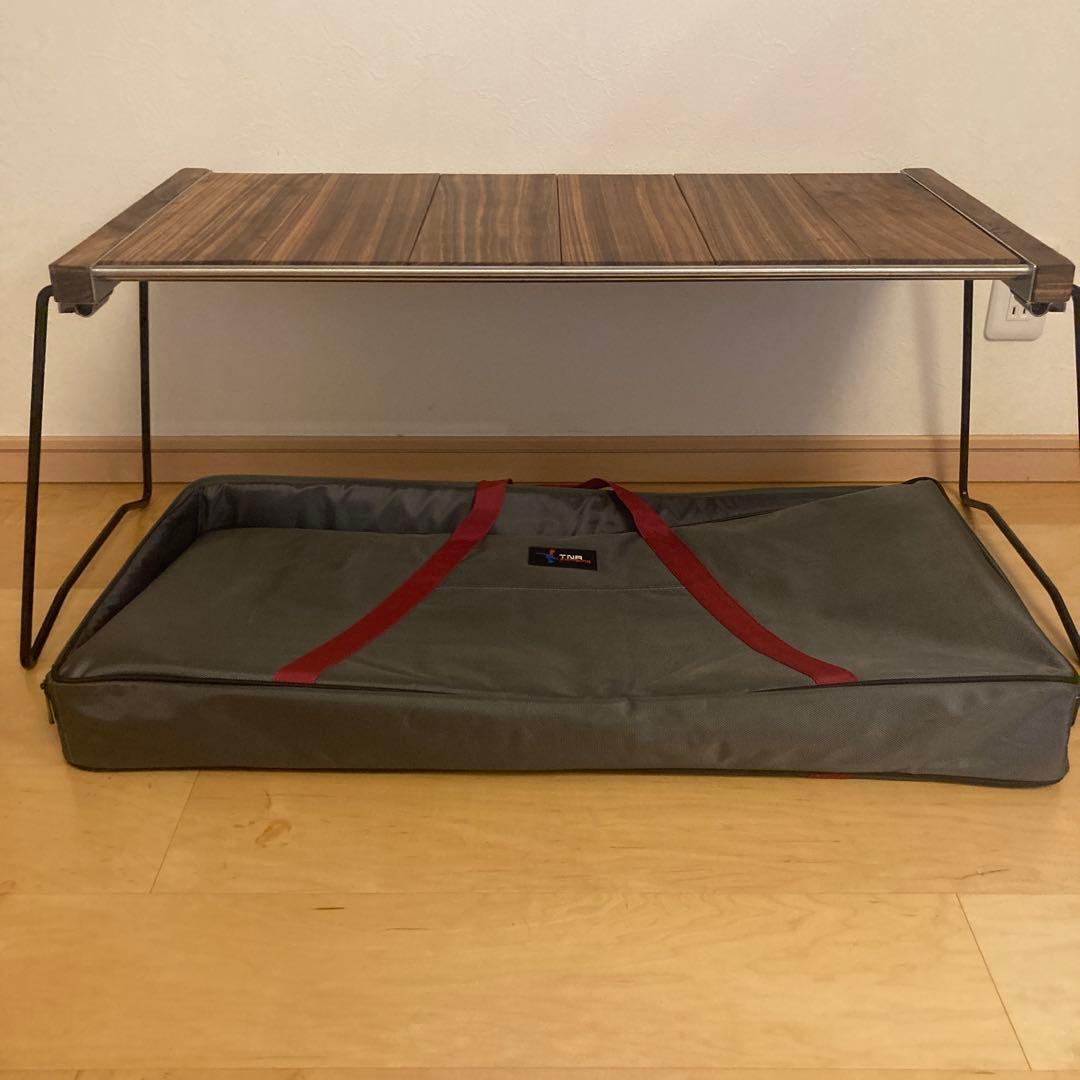 igtアウトドアテーブル 木目調