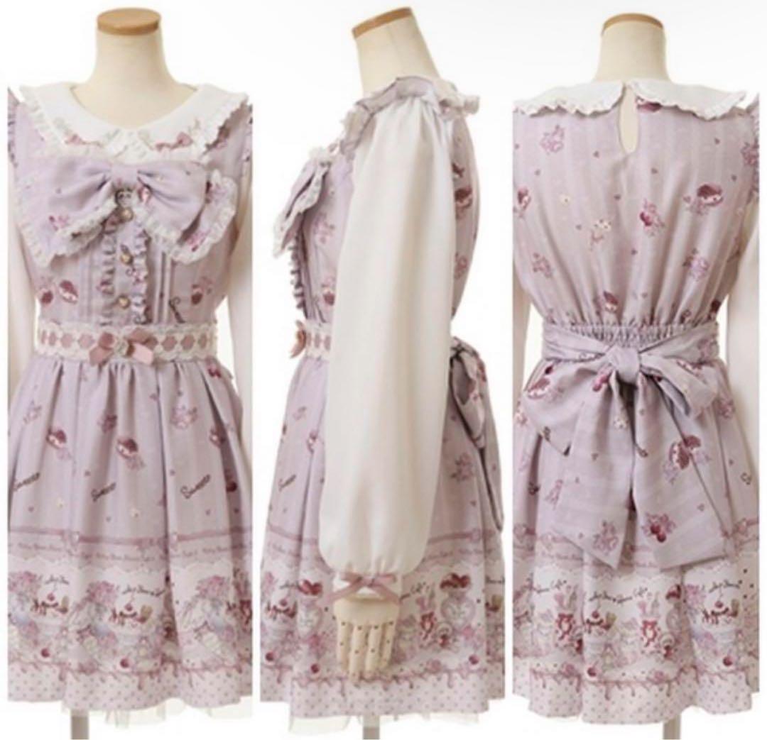 LIZLISA Whip Bear Home Cafe柄ワンピース