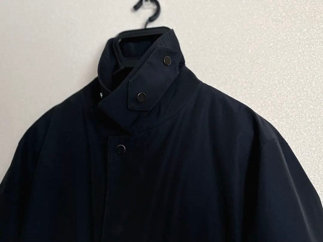 【現行タグ】ユナイテッドアローズ ステンカラーコート L ネイビー ライナー