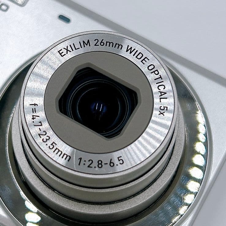 CASIO EX-ZS6 シルバー デジタルカメラ 動作確認済 【内蔵メモリ】