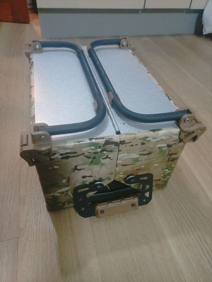 スノーピーク シェルフコンテナ25 カスタム マルチカム クラックトップ