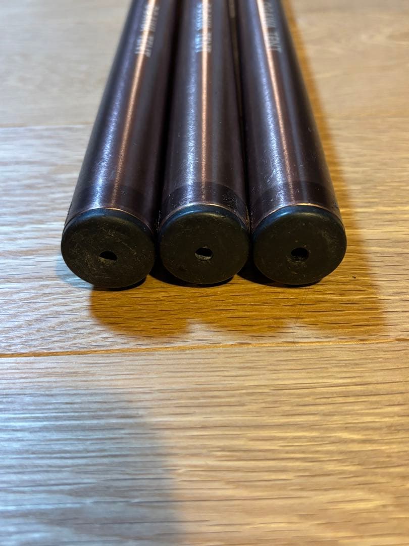 OGAWA TENT アルミテントポール ブラウン　3本セット