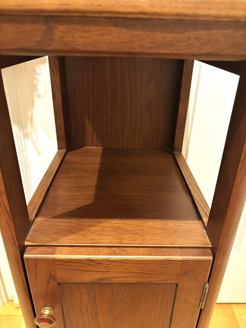 karimoku カリモク 木製 収納家具 ブラウン アンティーク レトロ