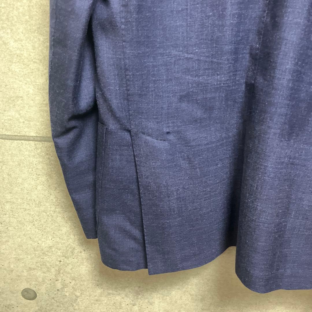 又*7様 BARBA ネイビー テーラードジャケット　46サイズ　バルバ